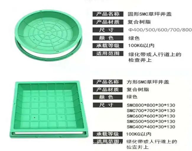 萍乡树脂复合种植井盖展示